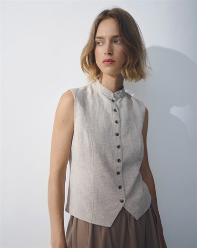 MSCH Copenhagen - MSCHViana Ginia Vest - Beige Melange